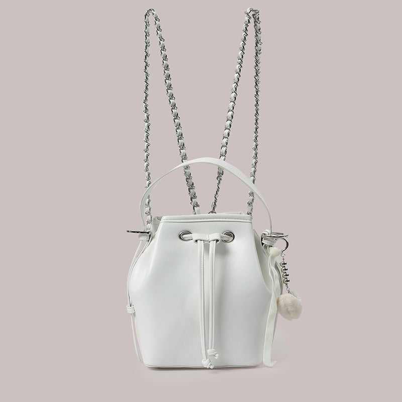 2way Chain Bag - White
