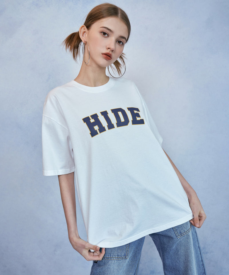 HIDE Logo Graphic T-Shirt (White) (6570996039798)