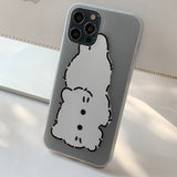 White - Real Fur Some Cat Phone Case