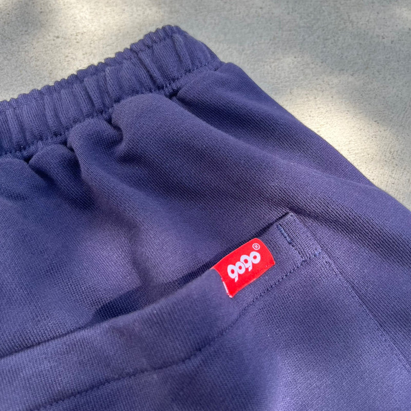 9090 × NERDUNIT King Logo Sweat Half Pants