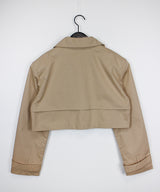 トレンチクロップジャケット / Trench Crop Jacket (3color)