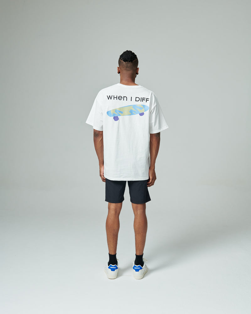 Sun Skateboard T-shirts (White) (6555211038838)