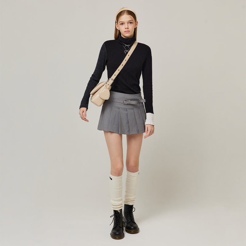 Wool Knit Leg Warmers _ Ivory