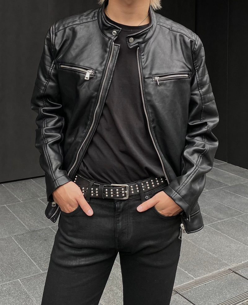 ハードエンボレザージャケット / Hard Embo Leather Jacket