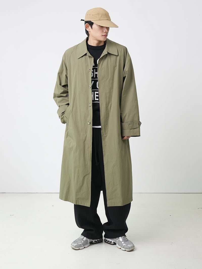 Maxi over trench coat 3color