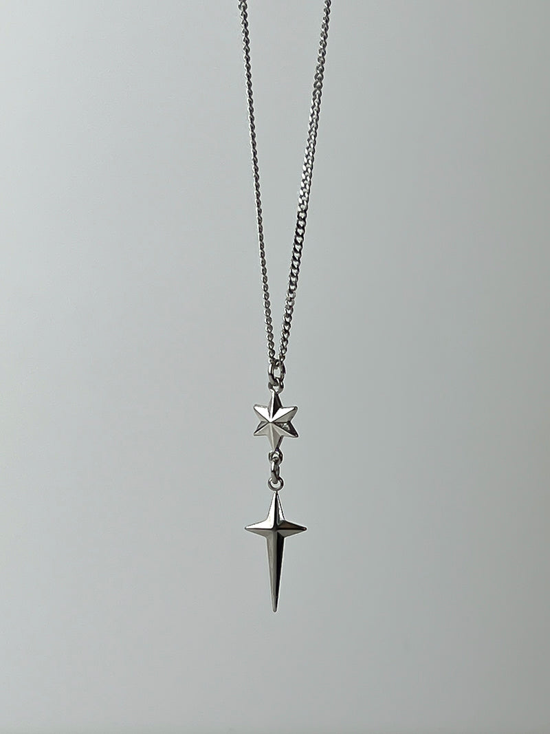 ファンシークロススターネックレス / Fancy cross star necklace