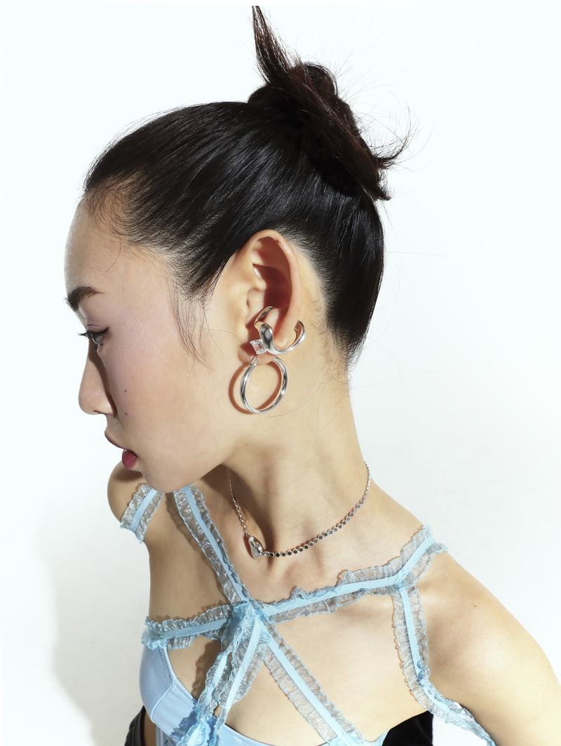 ウィンディジュエルイヤーカフ/Windy-jewel earcuff (2colors)