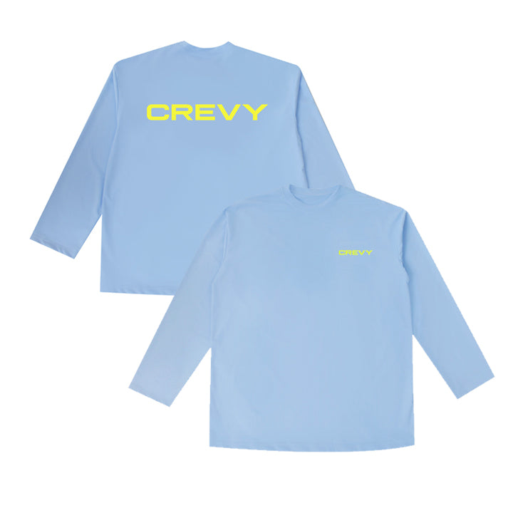 ロゴオーバーフィットラッシュロングスリーブTシャツ/logo overfit rash long sleeve T-shirt (skyblue)