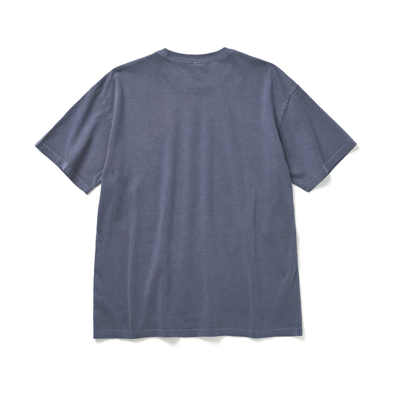 ピグメントダイTシャツ/PIGMENT DYED T-SHIRT (NAVY)