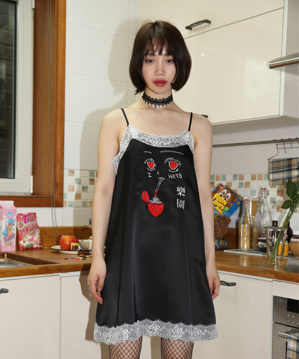 ストロベリーレースドレス / strawberry lace dress