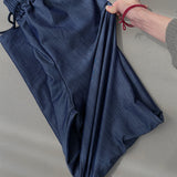 +5cm Ice Tencel Long Wide Denim Pants (3color)