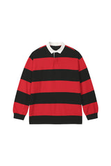 01ヘルボーイラグビーシャツ / 0 1 hell boy rugby shirt (4579918774390)