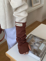 レーベルウォーマー / bitteschon label warmer (arms & legs)-brown