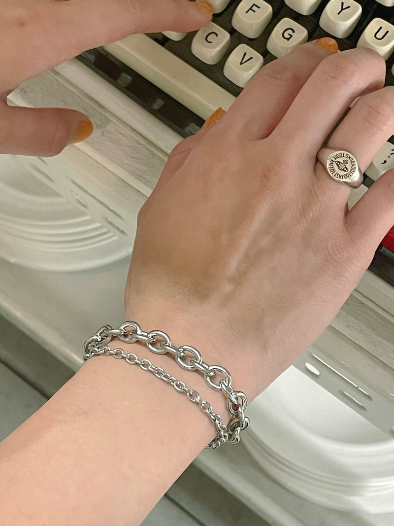 ウィッシュクローバーチェーンブレスレット/Wish Clover Chain Bracelet