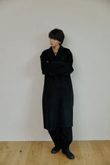 ハンドメイドコート/unisex handmade coat black