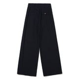 Classic Pintuck Wide Pants [NAVY] (6618884702326)