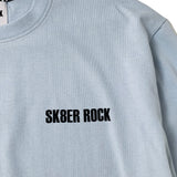SK8ER ROCK LONG SLEEVE T-SHIRT LIGHT BLUE (6616266211446)