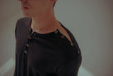 フロントサイドスリットニットシャツ / Front_Side Slit Knit Shirt (4445023895670)