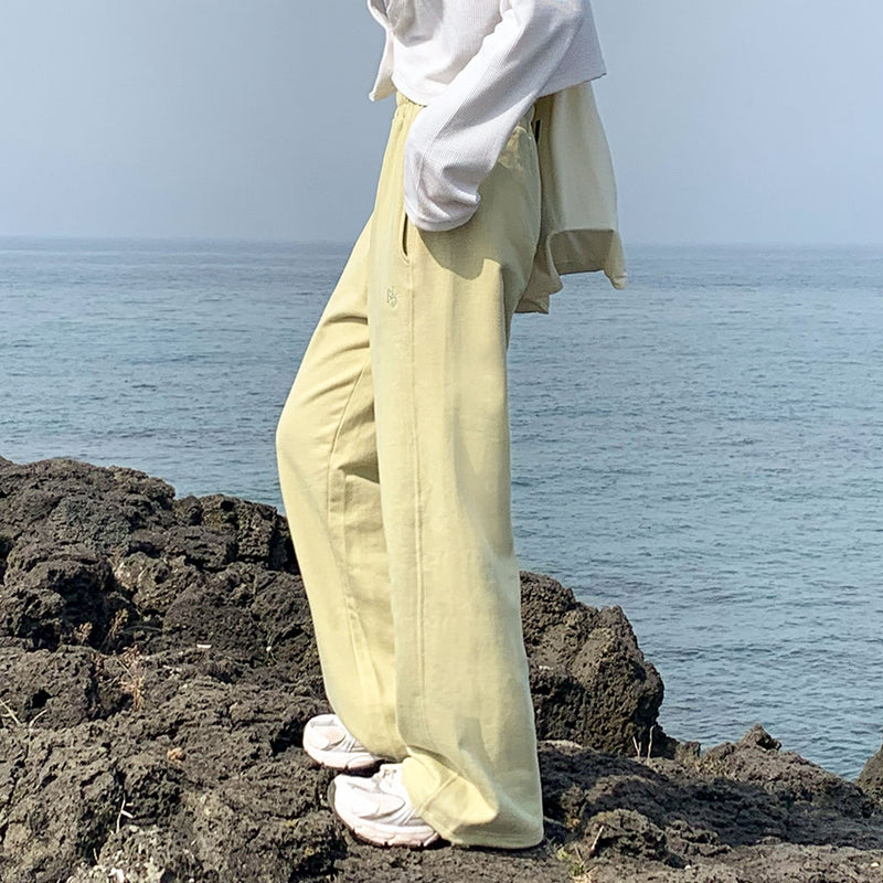 セルフイントレスト2wayジョガーパンツ / [Bellide made /Colorless ver.] Self-interest embroidery two-way jogger pants