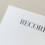 レコードダイアリー/Record Diary (6month)