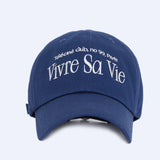 VIVRE SA VIE BALL CAP BLUE (6563459661942)