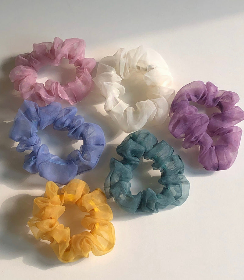 ミニ ビビッド シュシュ / Mini Vivid Scrunchies (6 colors)