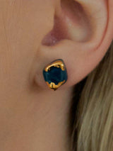 Holiday daily rhombus ceramic earring(CB) (6642399477878)
