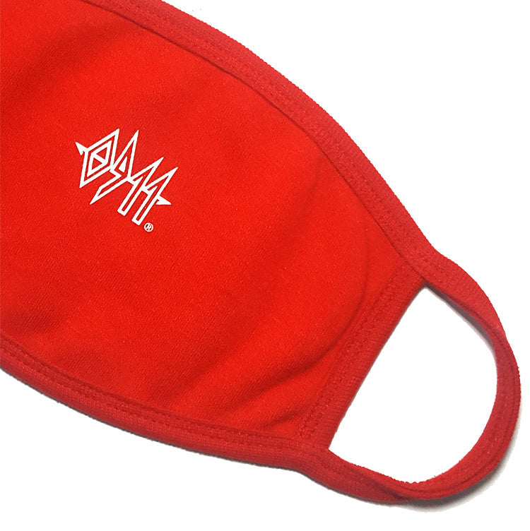 Basic logo cotton mask - Red (4622104232054)