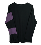 Black/purple 1/4 Border Long (6629514641526)