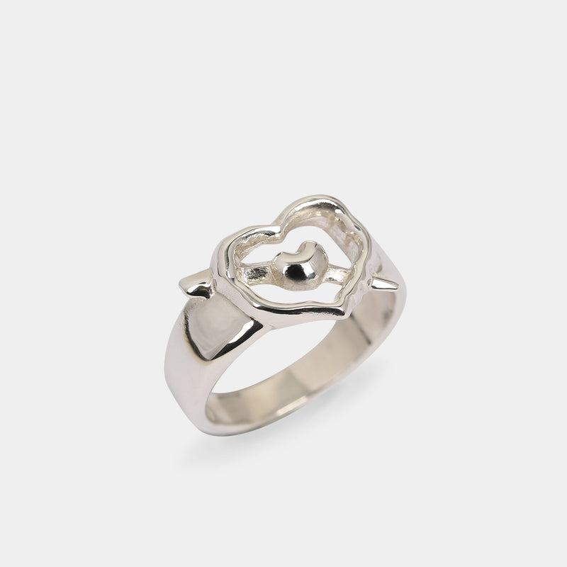 ハートアローリング/Heart arrow ring (925 silver)