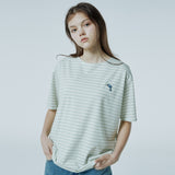 Dolphin stripe boat neck half sleeve t shirts (6563749560438)