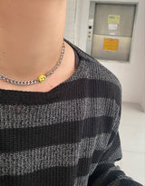 No.8362 smile unbal necklace (3color)
