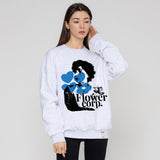 フラワーレディアブストラクトスウェットシャツ/Flower Lady Abstract Sweatshirt