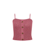 エミリーボタンニットビスチェ / Emily Button Knit Bustier ( 3 Colors )