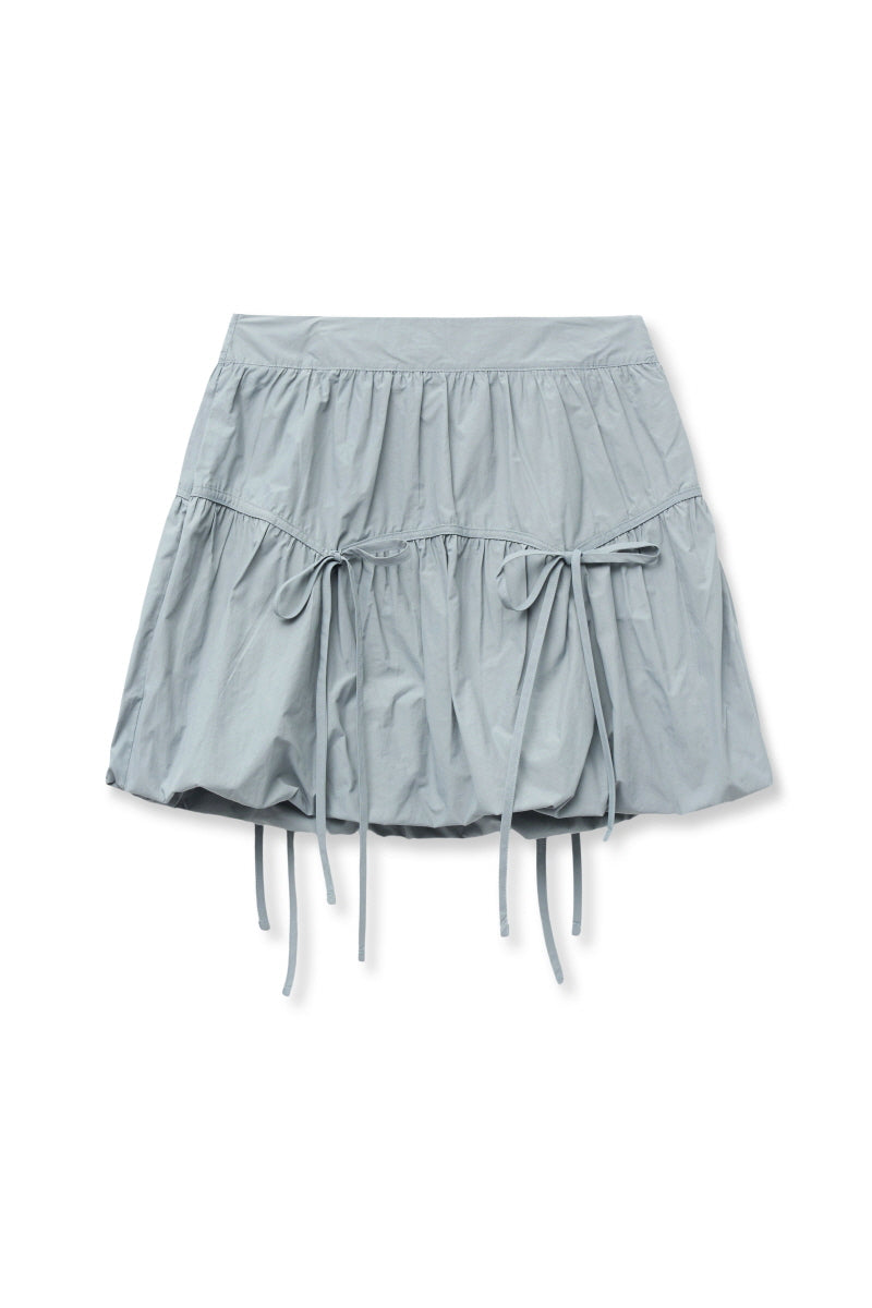 ribbon skirt (light grey)