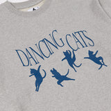 ダンシングキャッツスウェットシャツ / 25P DANCING CATS SWEAT SHIRTS_GRAY