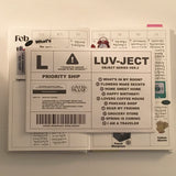 ラブジェクトステッカーセット/Luvject Sticker Set