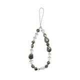 JSG Silver Blend Crystal Beads Strap - Short