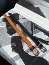 エジュクロベルトブレスレット / ASCLO Leather Belt Bracelet (2color) (6557458661494)