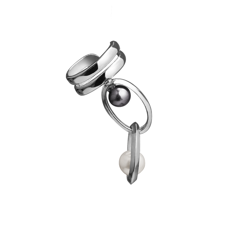 ETERNAL pearl earcuff -Single piece- (4630608314486)
