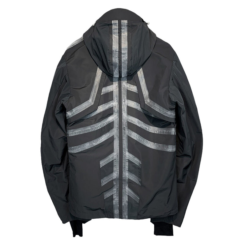 スケルトンシールドウィンドブレーカージャケット / surgery skeleton sealed wind breaker jacket 'dark grey'