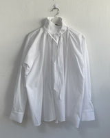 ハイネックシャツ / High neck strap shirt (2C) (4631175692406)