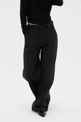 ベルクロルーズワイドパンツ / Velcro loose wide pants (2color)