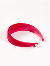 Fuchsia Pink Velvet Headband (6611537231990)