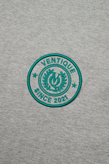 オーバーフィットエンブロイダードTシャツ / VENTIQUE overfit embroidered T-shirt 8color