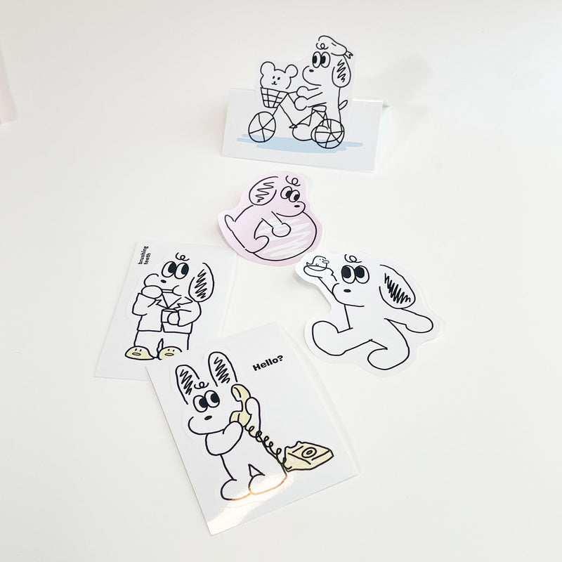 パピーステッカーパック01 / Puppy sticker pack 01