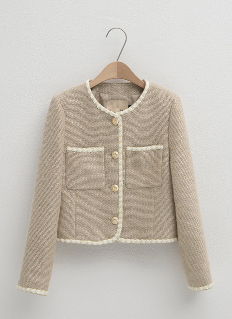 ハッシュラインウールツイードジャケット / (JK-2744) Hashline Wool Tweed Jacket