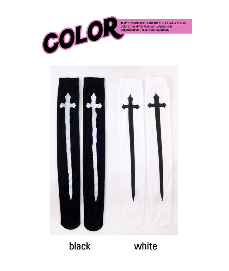 クロスストッキング/cross stocking (2 color)