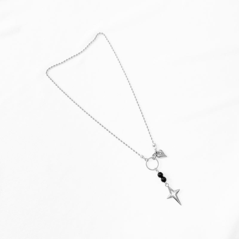 ボッシュクロスドロップネックレス / bosch cross drop necklace