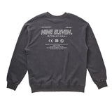 Pigment washed crewneck - Charcol (4622122123382)